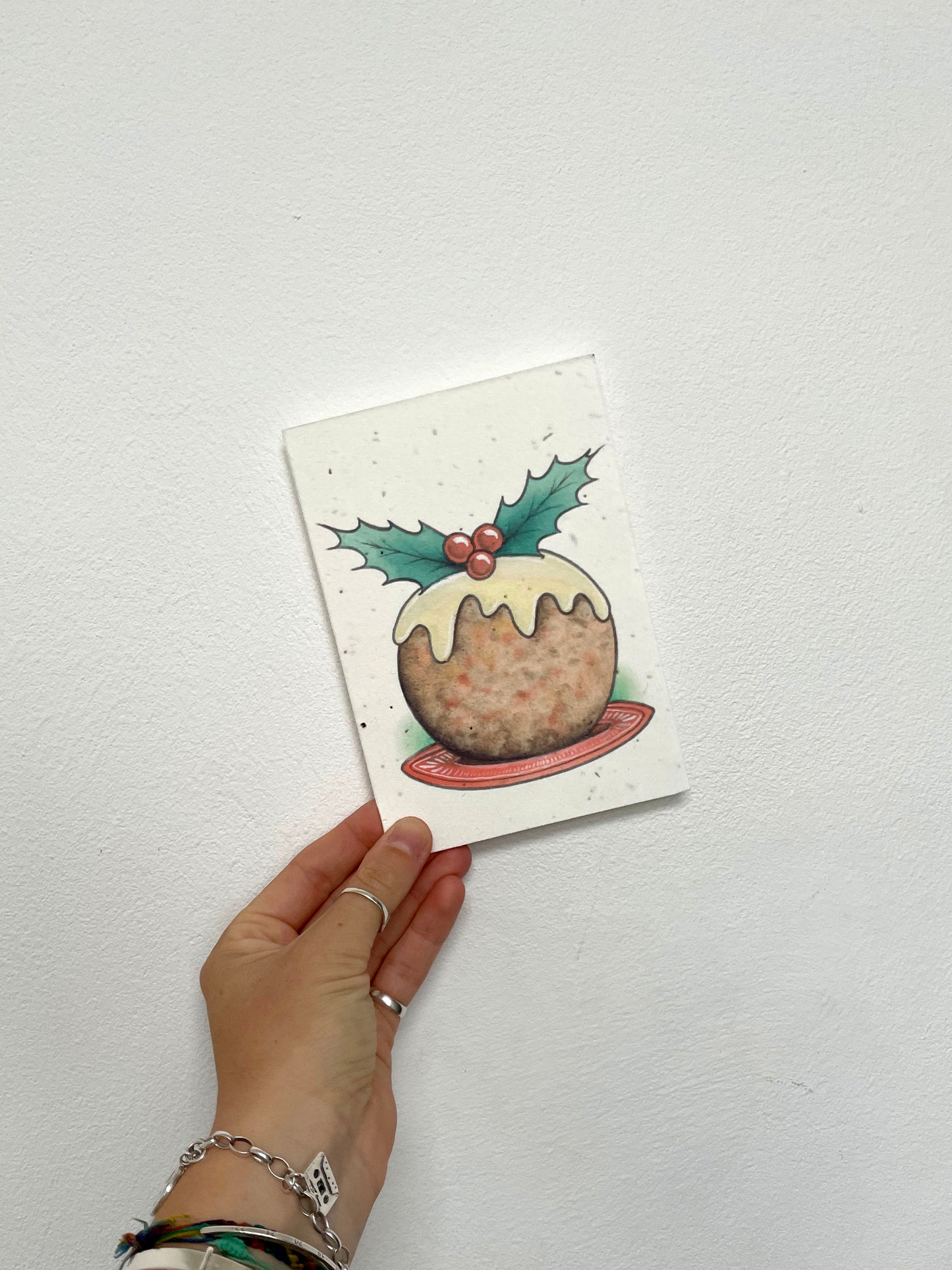 Christmas Card - Xmas Pudding