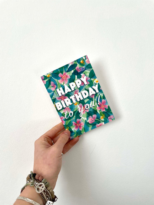 Happy Birthday To You Plantable Seed Card