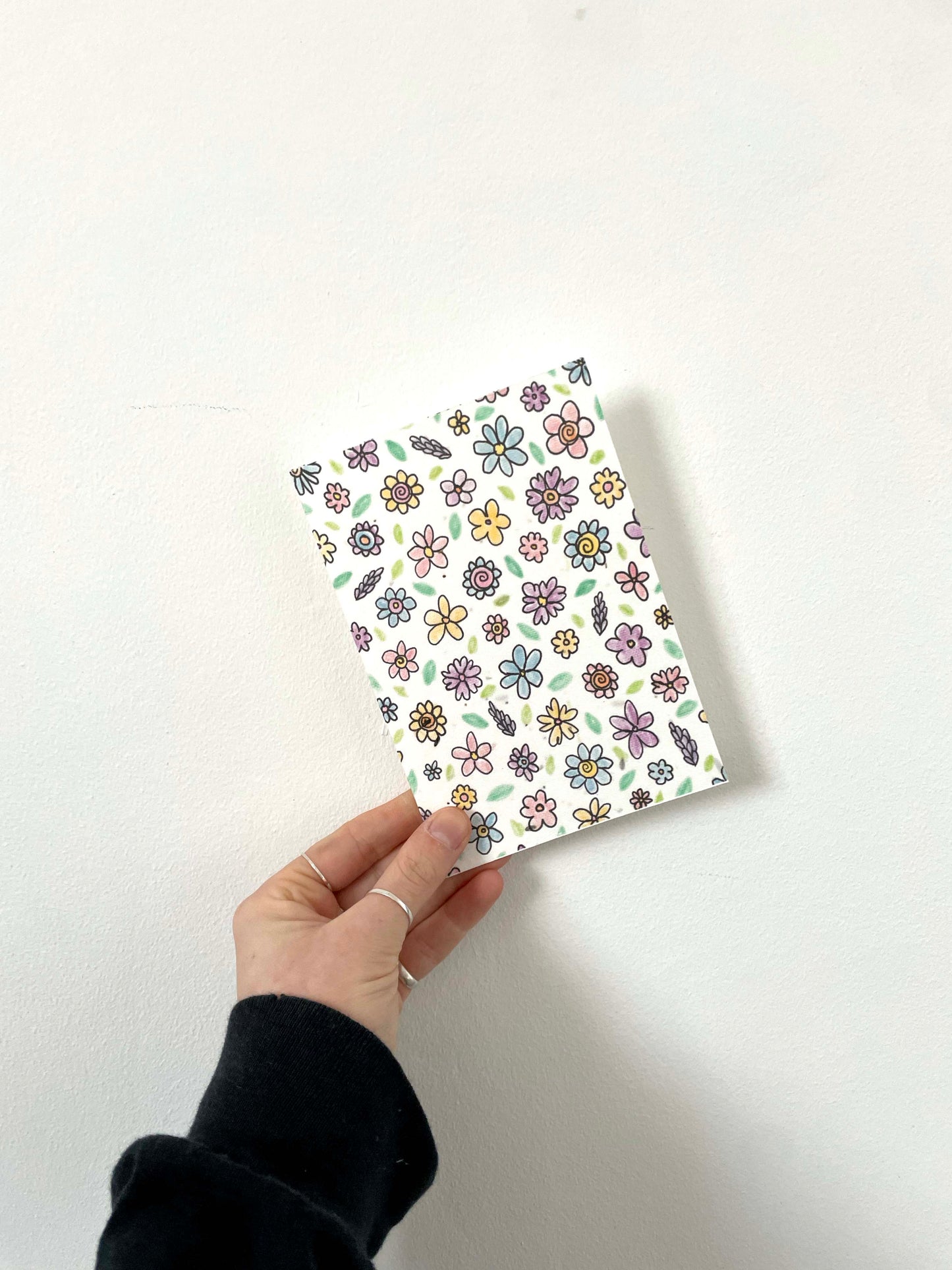 Doodle Flower Plantable Seed Card